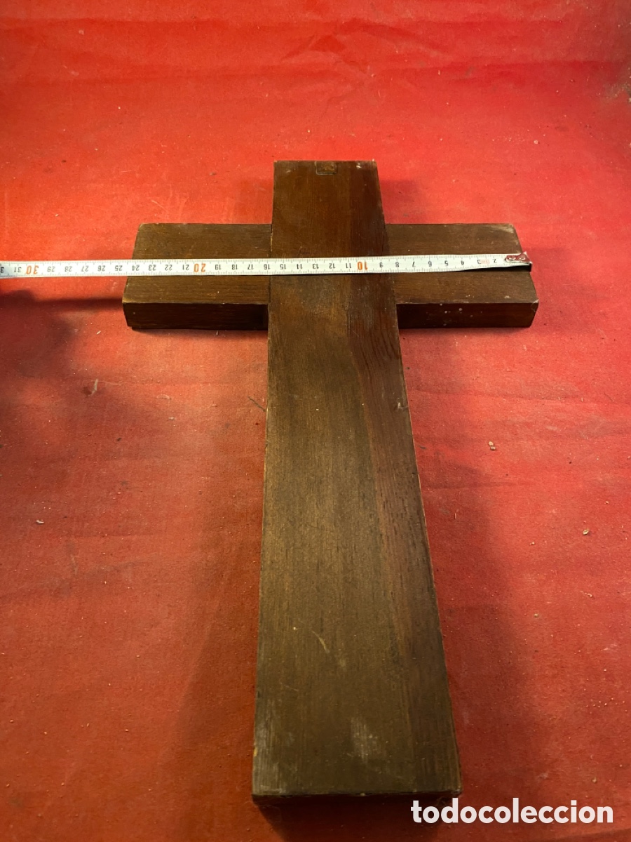 Antig&uuml;edades: Cruz de madera - Foto 4
