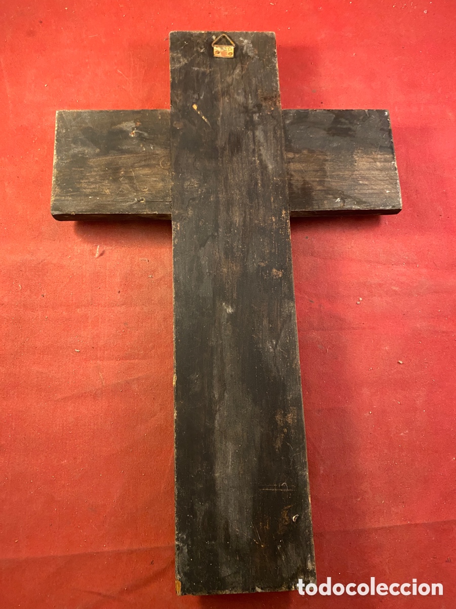 Antig&uuml;edades: Cruz de madera - Foto 2