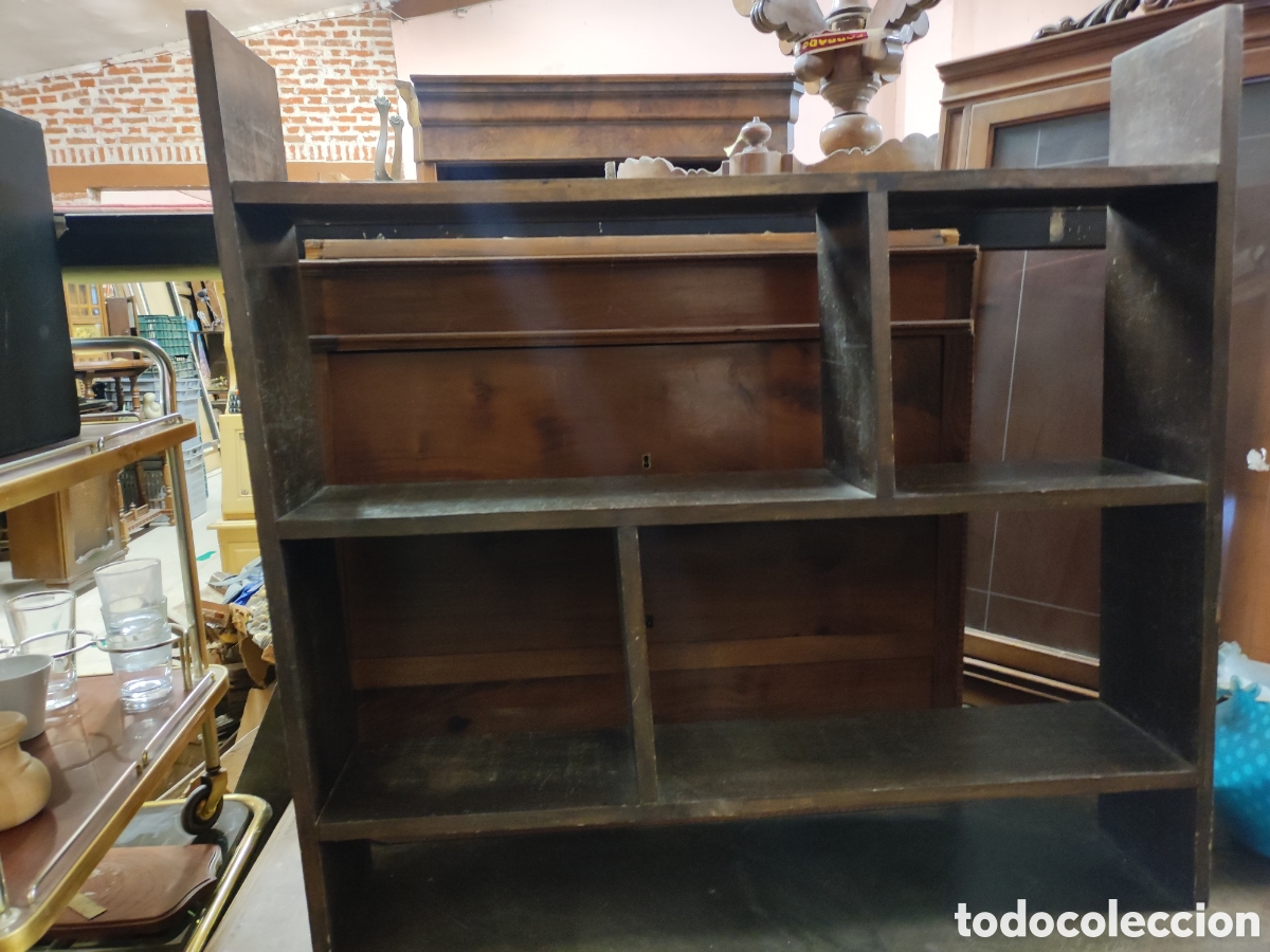 armario de madera para colgar con baldas de cri - Compra venta en  todocoleccion