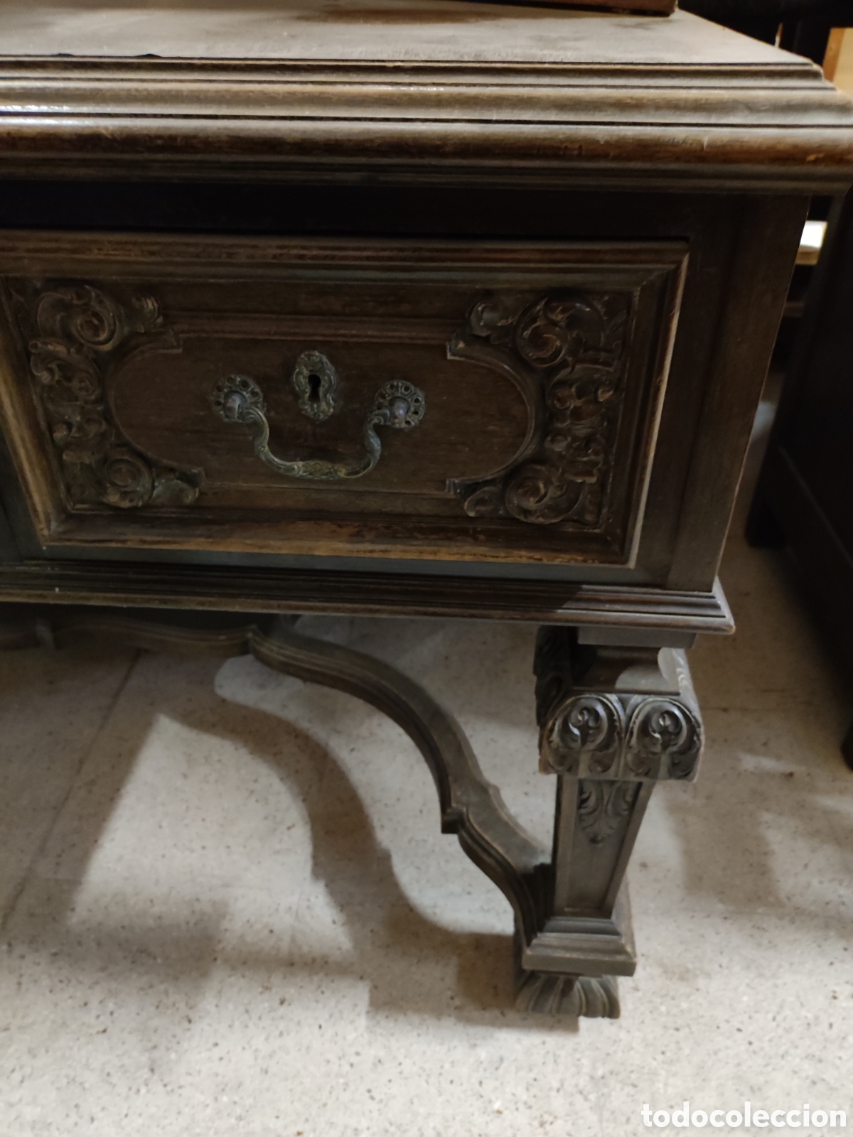 Antig&uuml;edades: Mesa escritorio - Foto 4