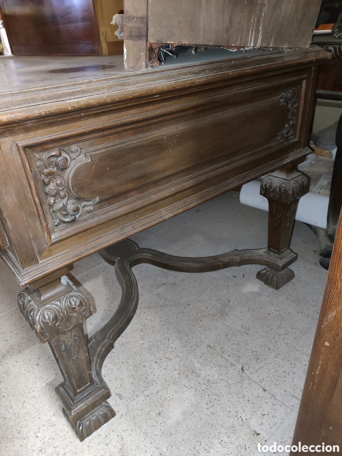 Antig&uuml;edades: Mesa escritorio - Foto 5