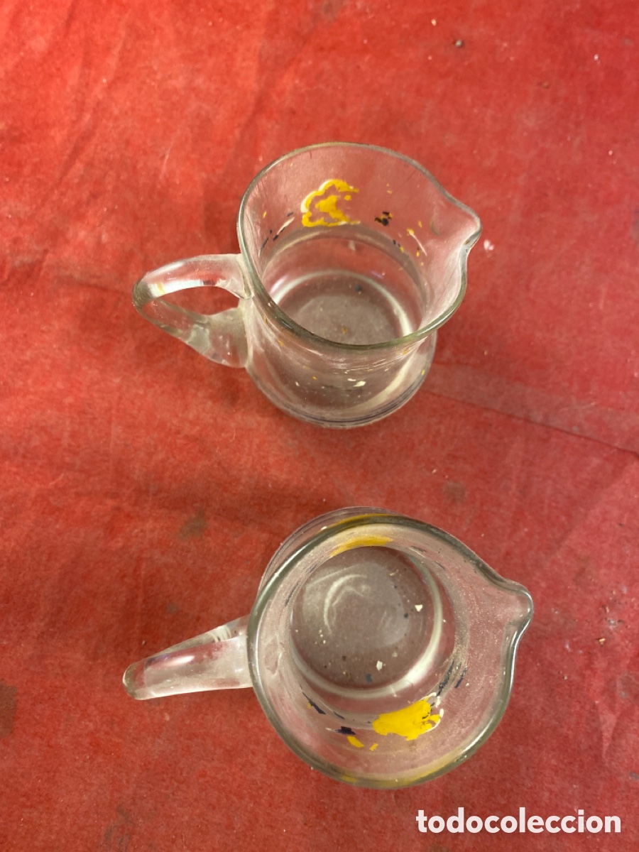 Antig&uuml;edades: PAREJA VASITOS CRISTAL - Foto 2