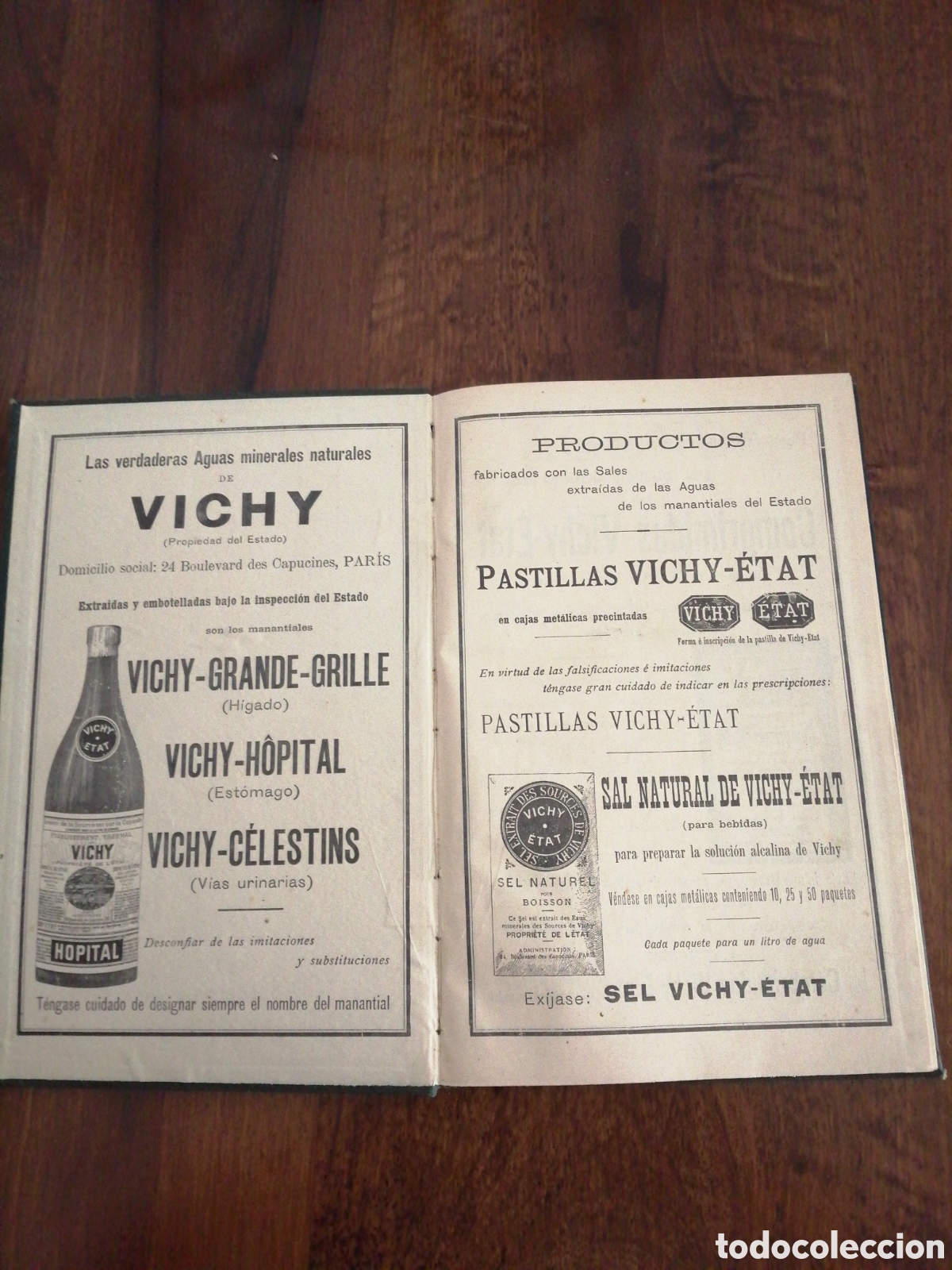 Antig&uuml;edades: Agenda original Vichy - Foto 2
