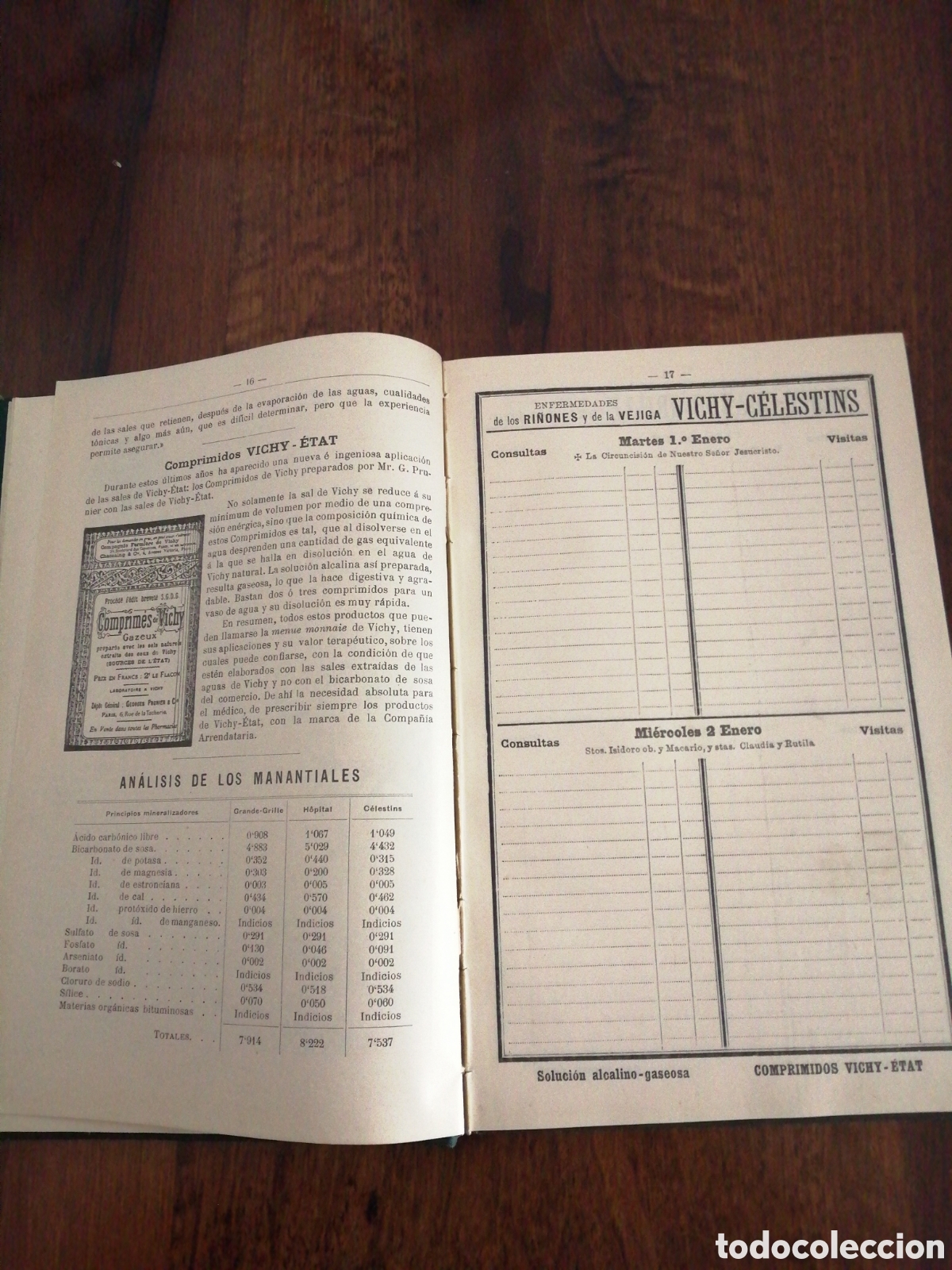Antig&uuml;edades: Agenda original Vichy - Foto 9
