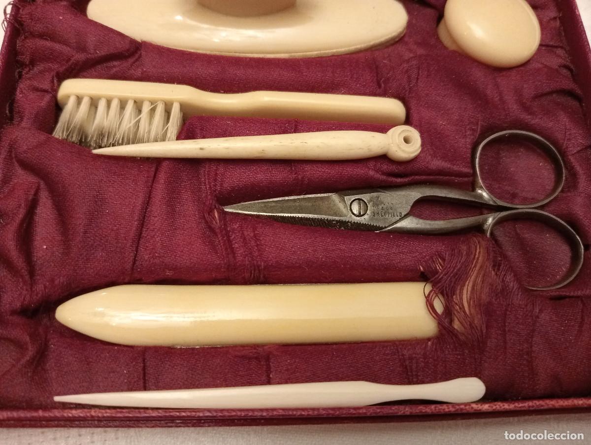 Antig&uuml;edades: ANTIGUO ESTUCHE DE MANICURA - Foto 3
