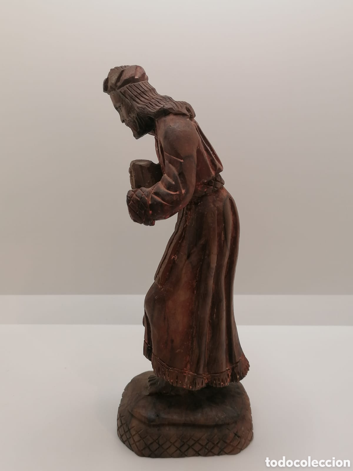 Antig&uuml;edades: Talla de Cristo s.XIX - Foto 3