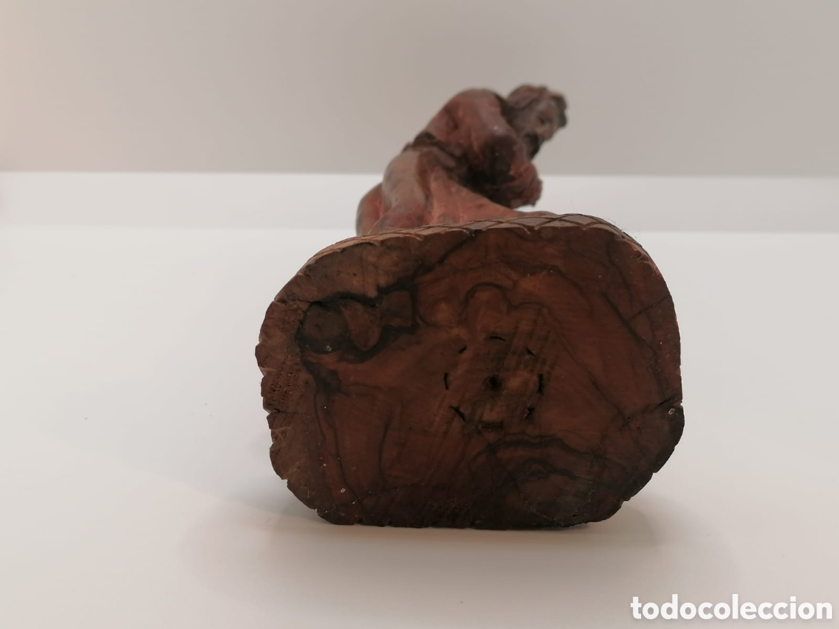 Antig&uuml;edades: Talla de Cristo s.XIX - Foto 4