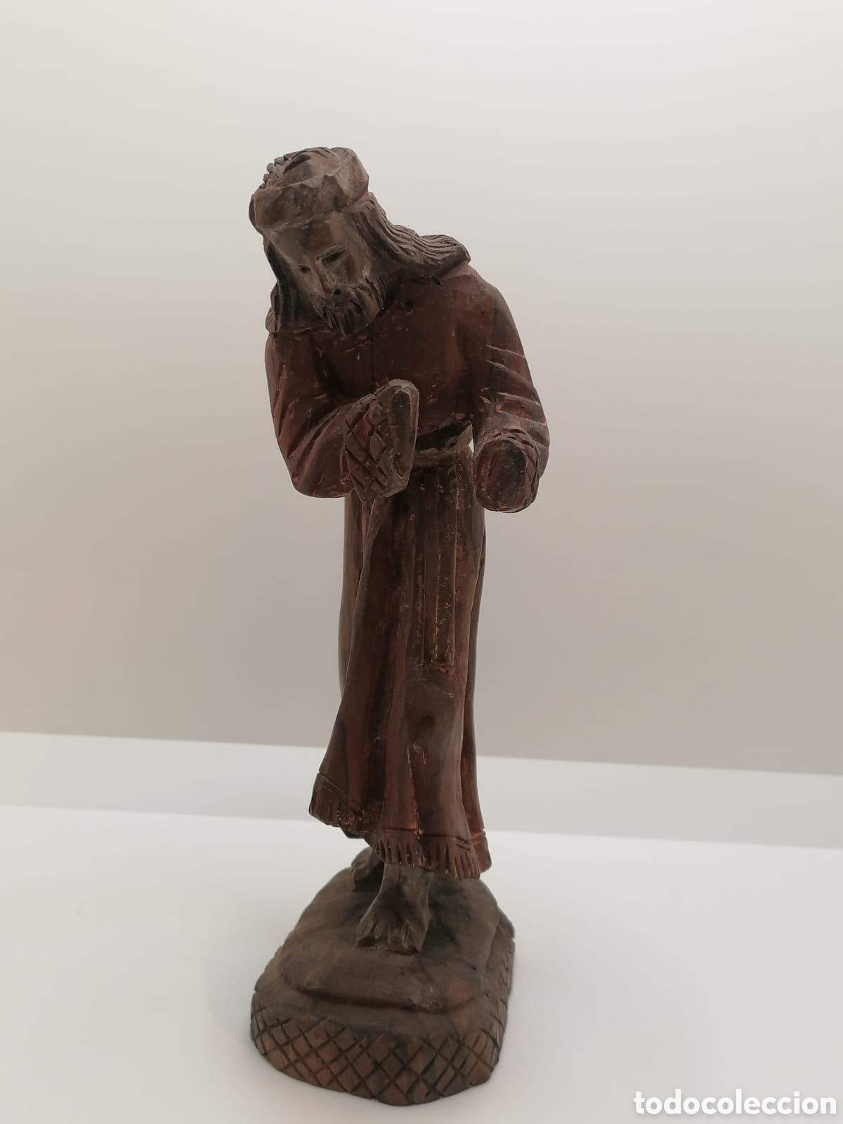 Antig&uuml;edades: Talla de Cristo s.XIX - Foto 1