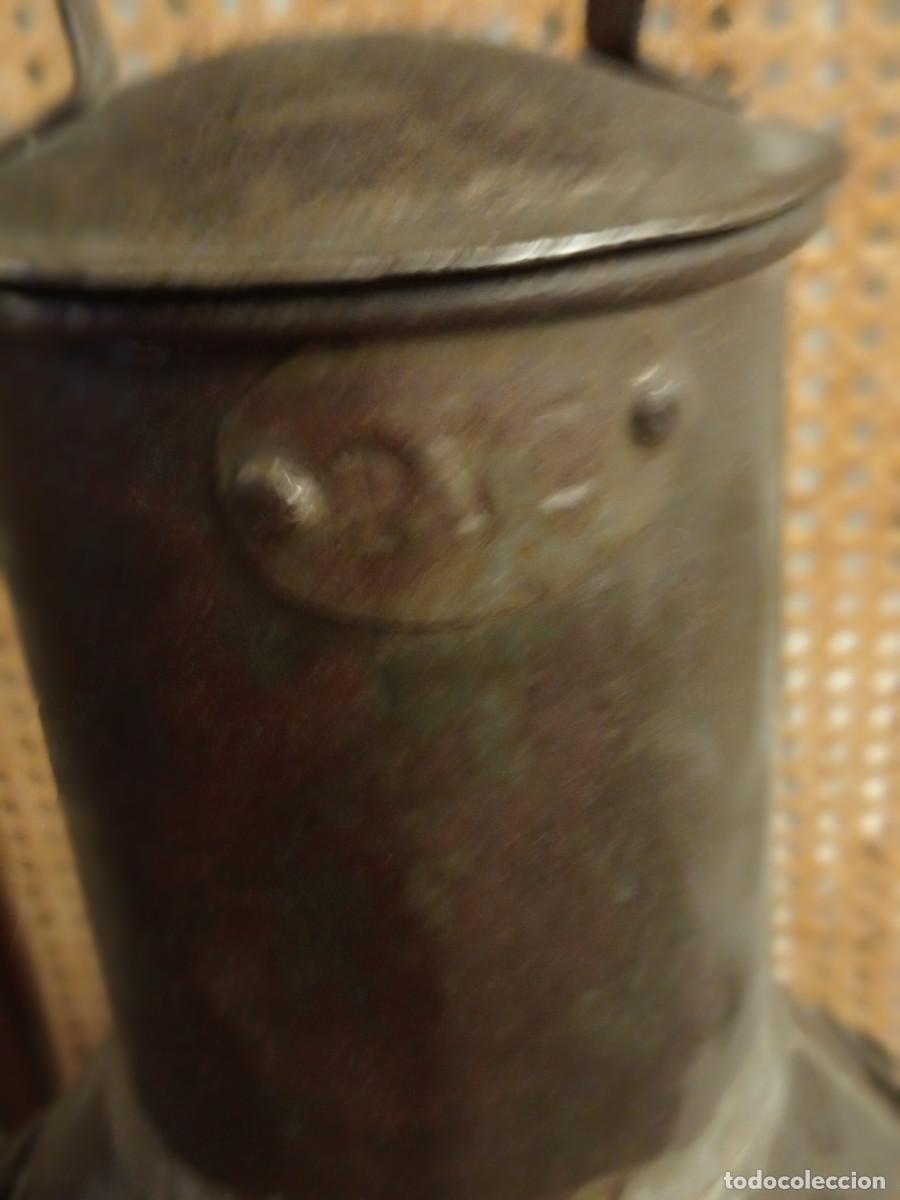 Antig&uuml;edades: ANTIGUO CANTARO SEGURAMENTE DE ZINC - Foto 3