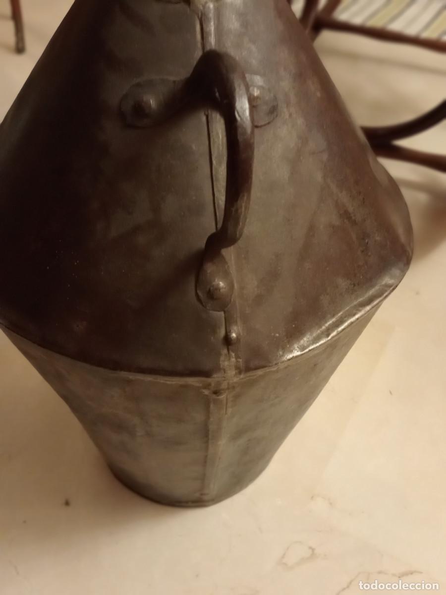 Antig&uuml;edades: ANTIGUO CANTARO SEGURAMENTE DE ZINC - Foto 15