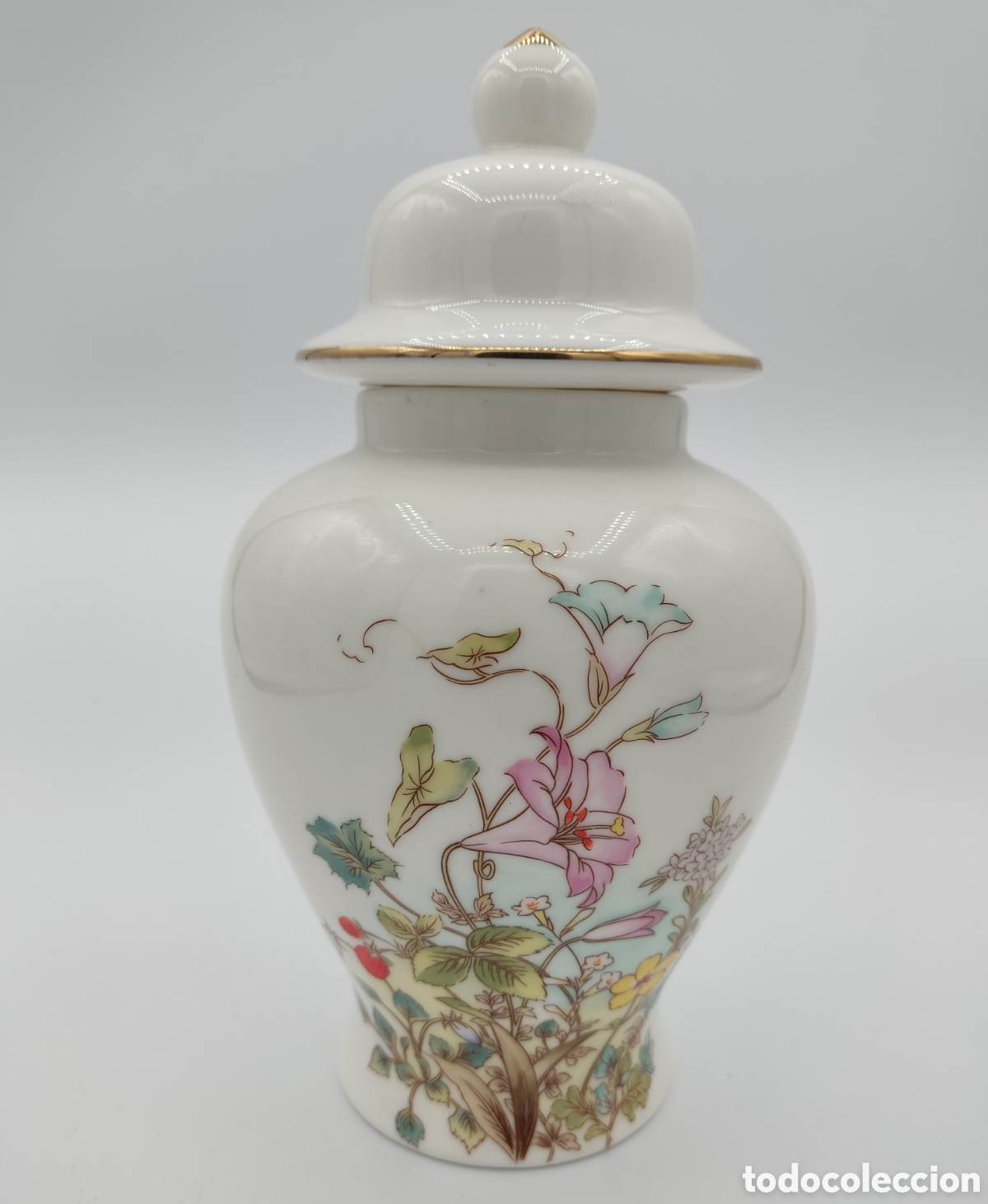 Antiquit&auml;ten: Tibor Japon - Marca en la base - Escenas florales