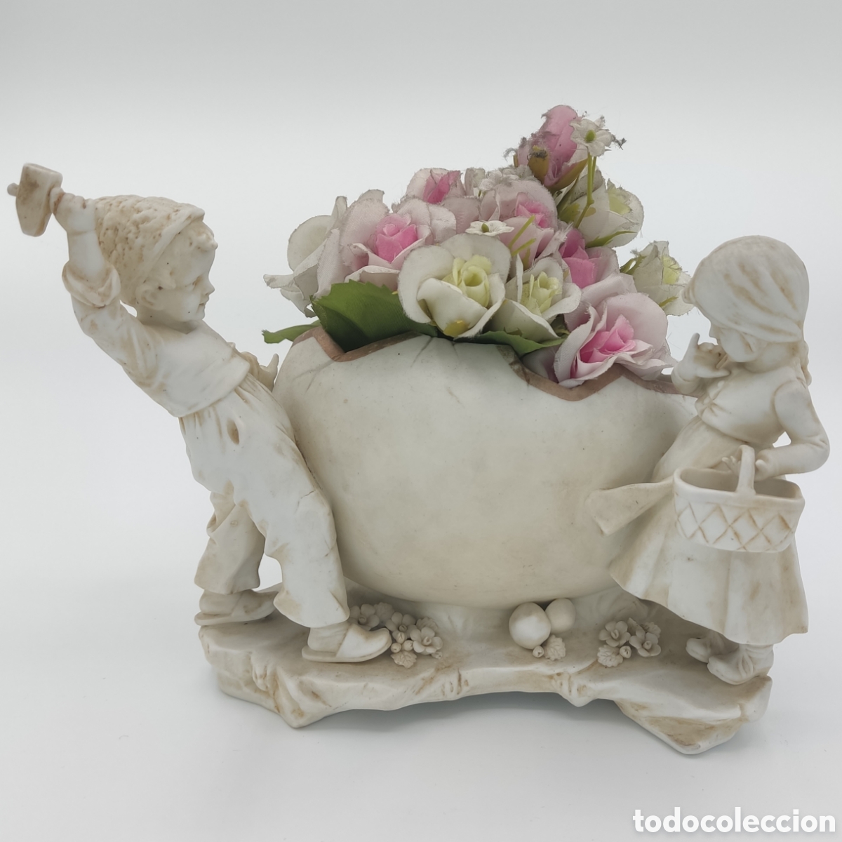 Antiguidades: Centro mesa Porcelana - E & A M&uuml;ller - Ni&ntilde;os