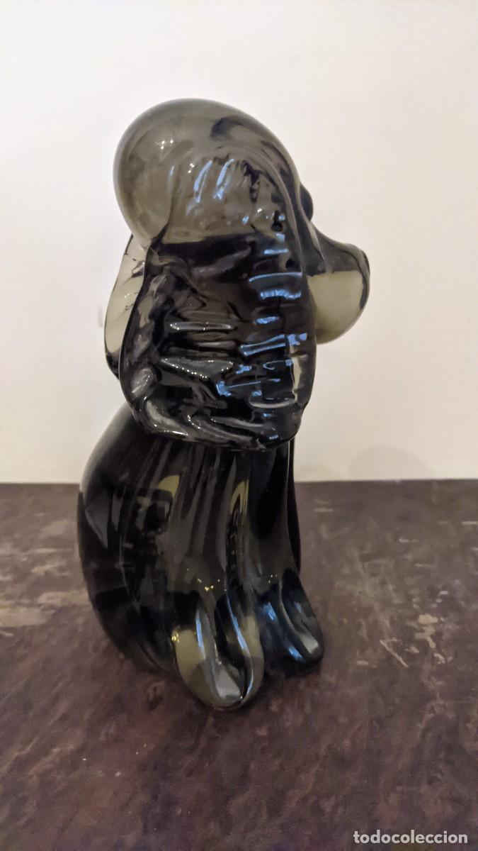 Antig&uuml;edades: ANTIGUO PERRO CRISTAL DE MURANO - Foto 3
