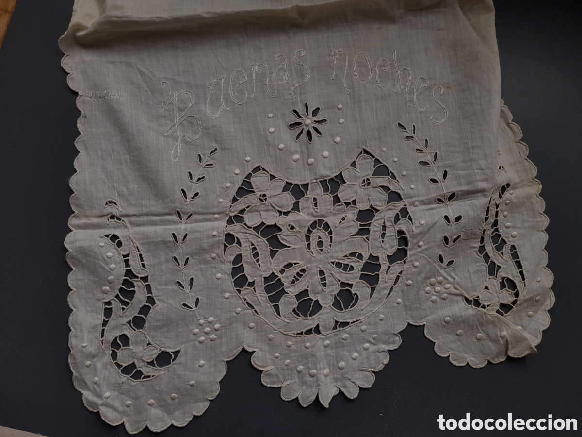Antig&uuml;edades: Bolsa con richelieu bordada a mano - Foto 2