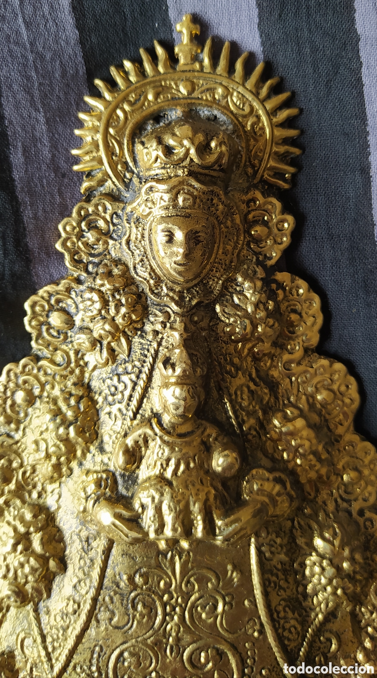 Antig&uuml;edades: VIRGEN DEL ROCIO BRONCE - Foto 3