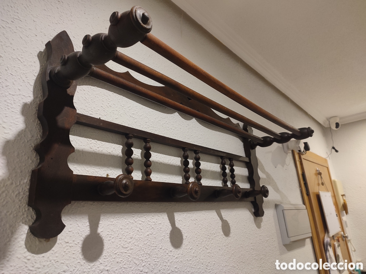 Antig&uuml;edades: Perchero antiguo. Principios del S. XX - Foto 2