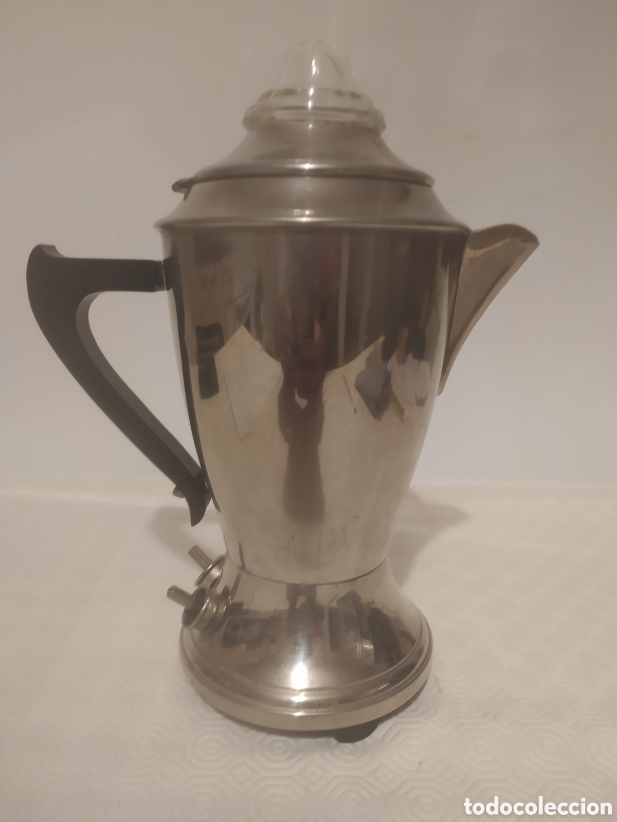 Antig&uuml;edades: Cafetera el&eacute;ctrica Crespo antigua - Foto 1