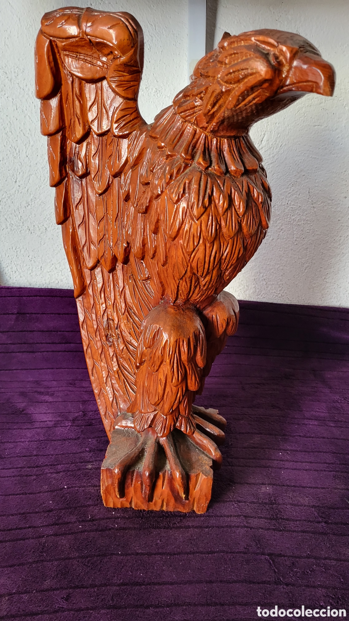 Antig&uuml;edades: Antigua &Aacute;guila madera - Foto 3