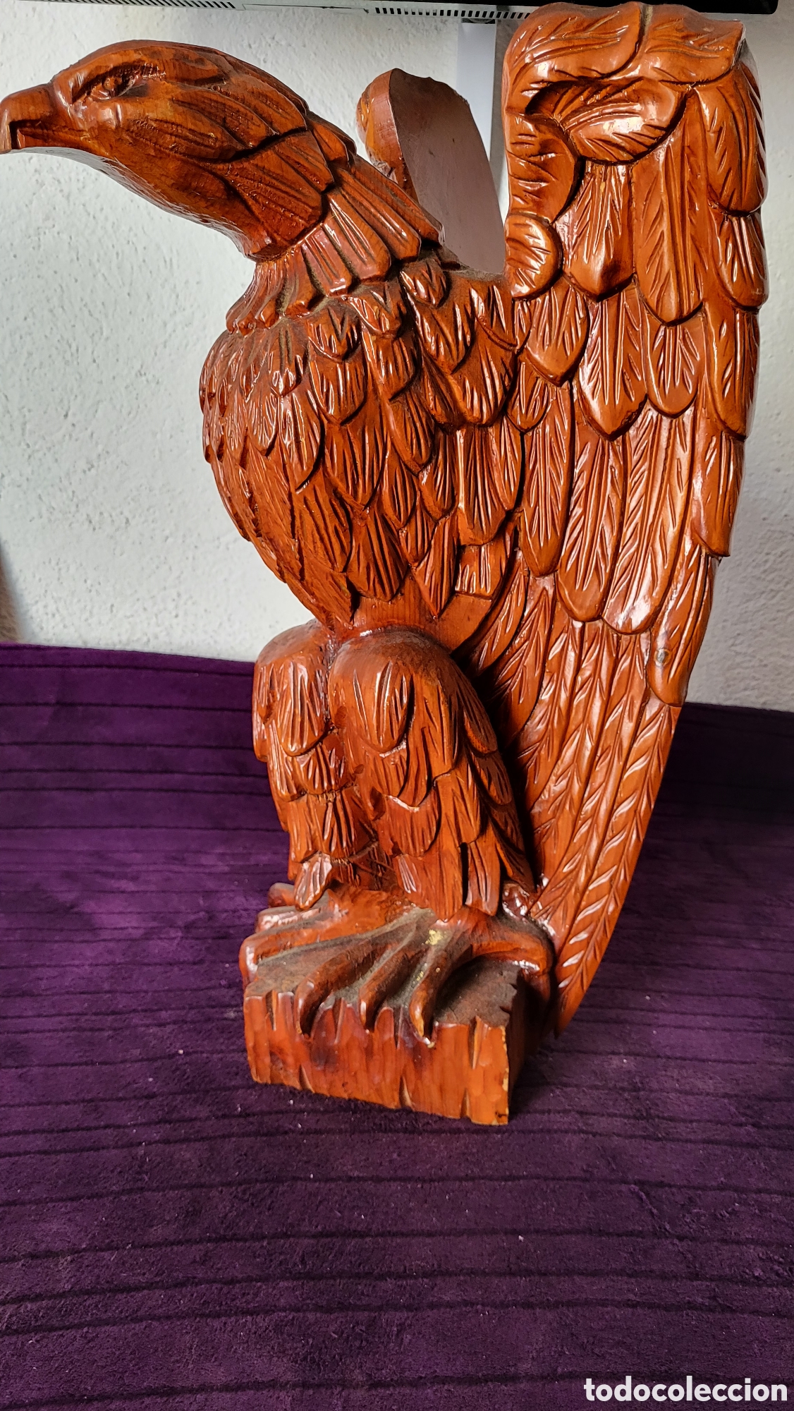 Antig&uuml;edades: Antigua &Aacute;guila madera - Foto 5