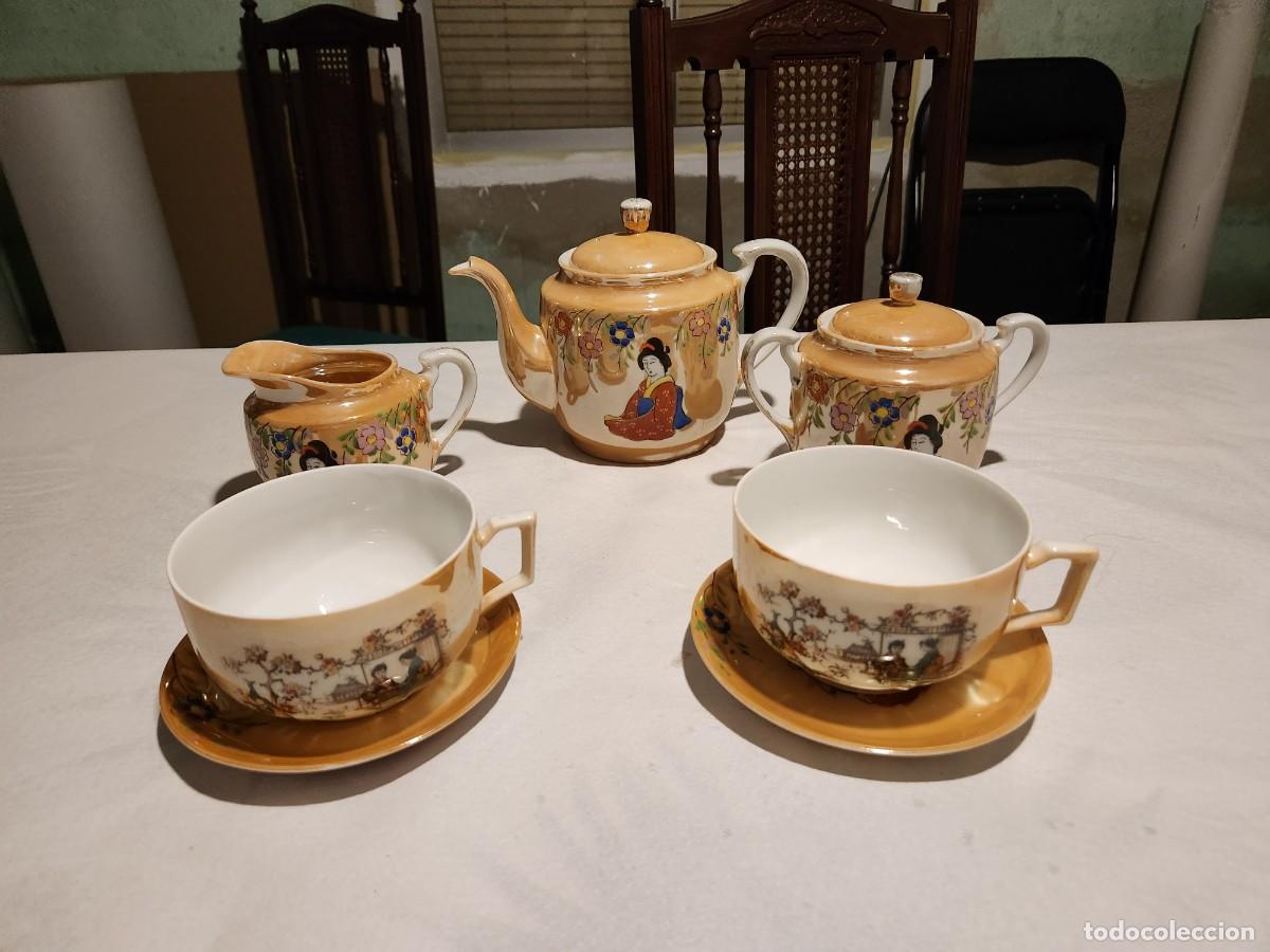 Antig&uuml;edades: Antiguo juego de cafe tu y yo - Foto 2
