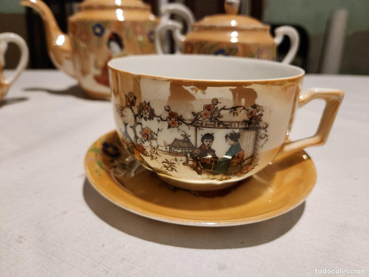 Antig&uuml;edades: Antiguo juego de cafe tu y yo - Foto 3