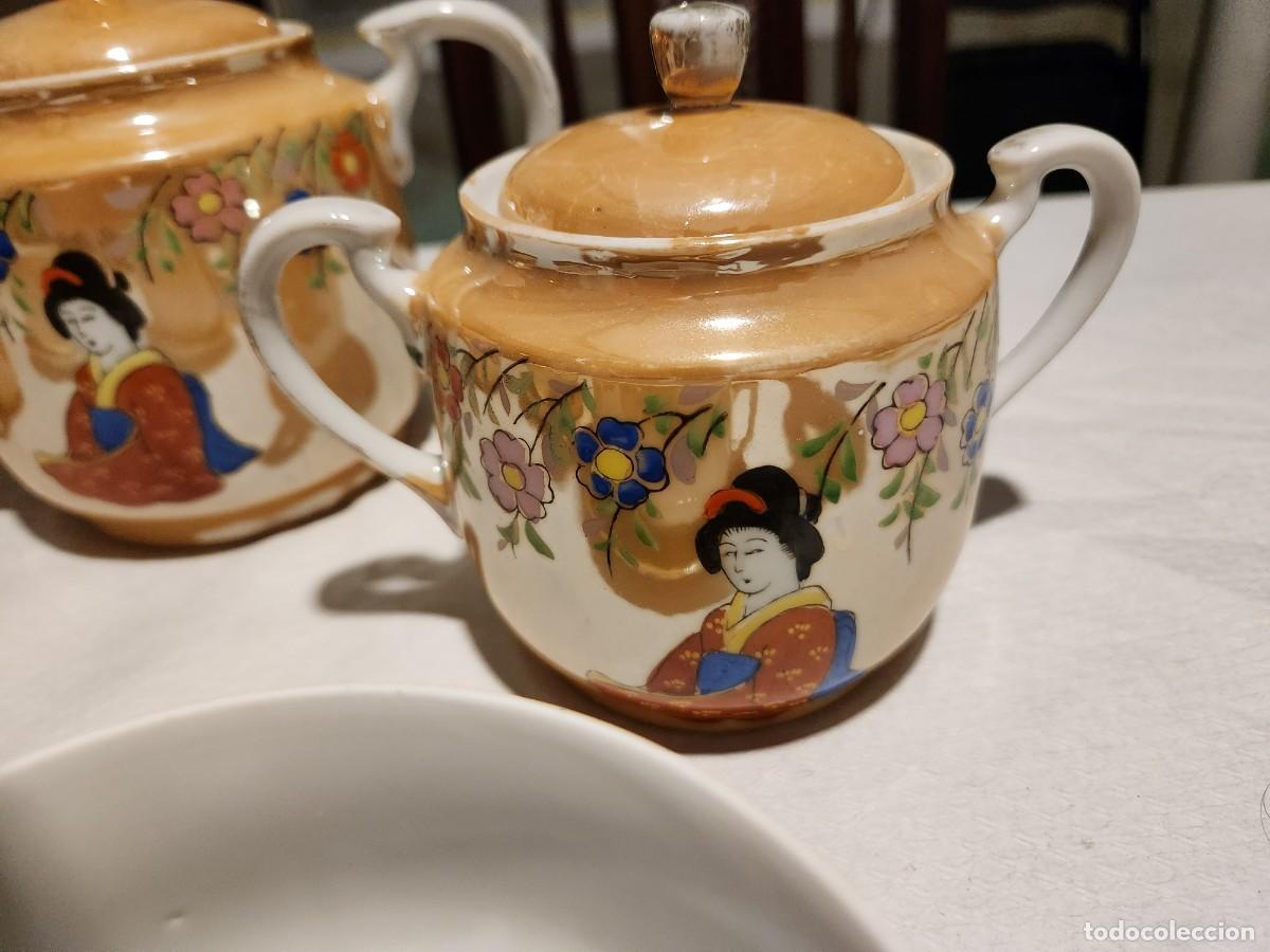 Antig&uuml;edades: Antiguo juego de cafe tu y yo - Foto 4