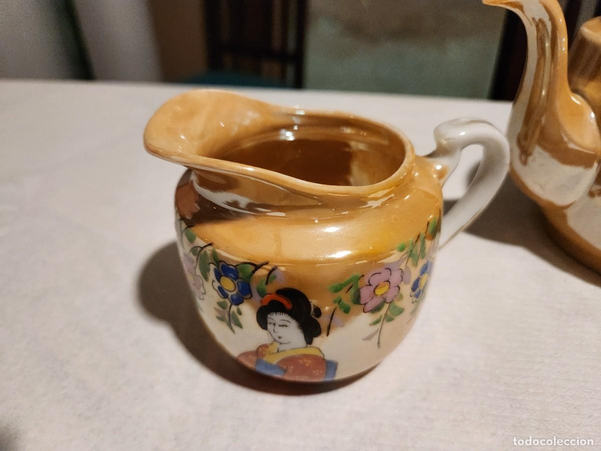 Antig&uuml;edades: Antiguo juego de cafe tu y yo - Foto 6