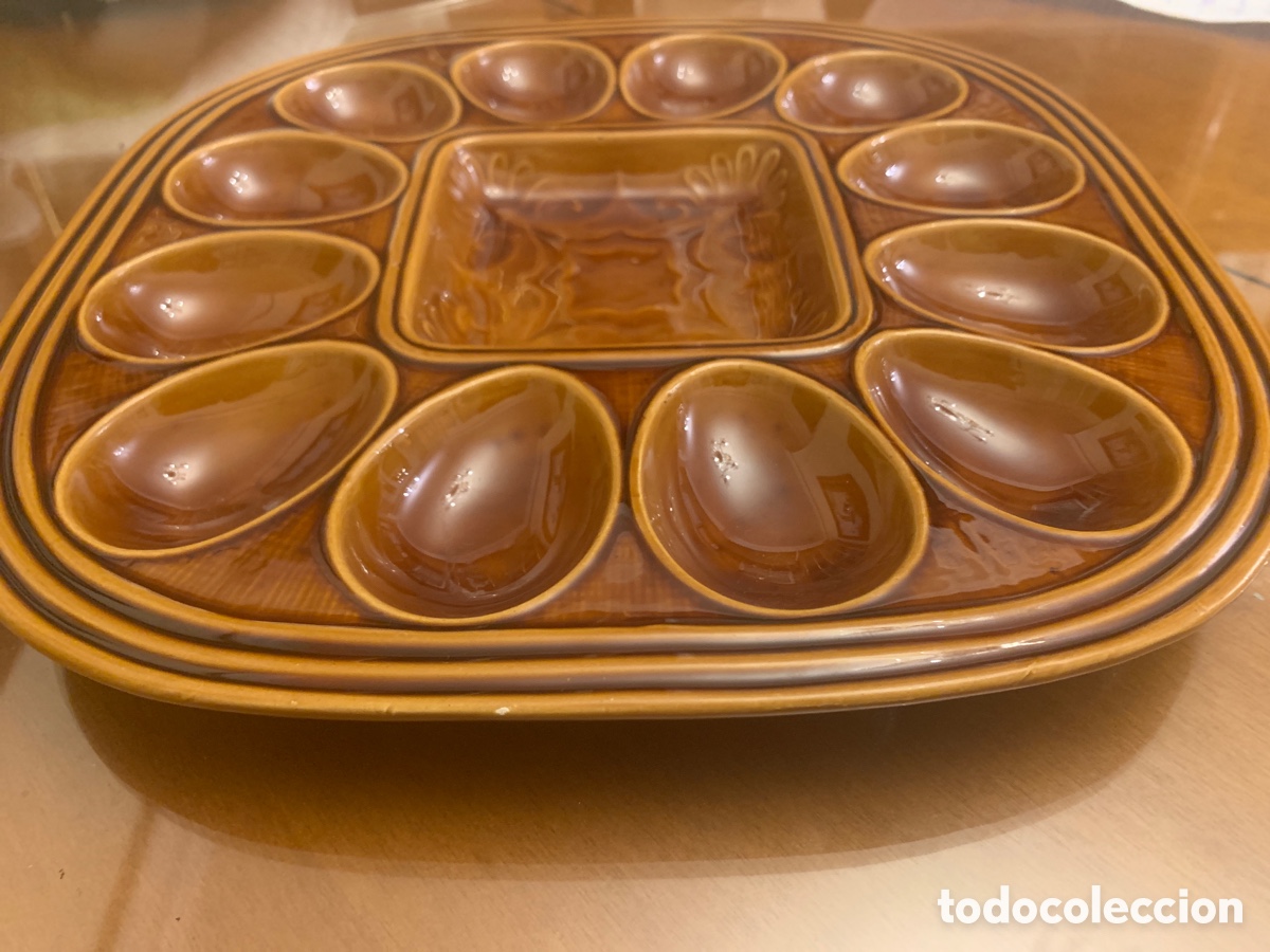 Antig&uuml;edades: Bandeja para huevos CERAMISA - Foto 2