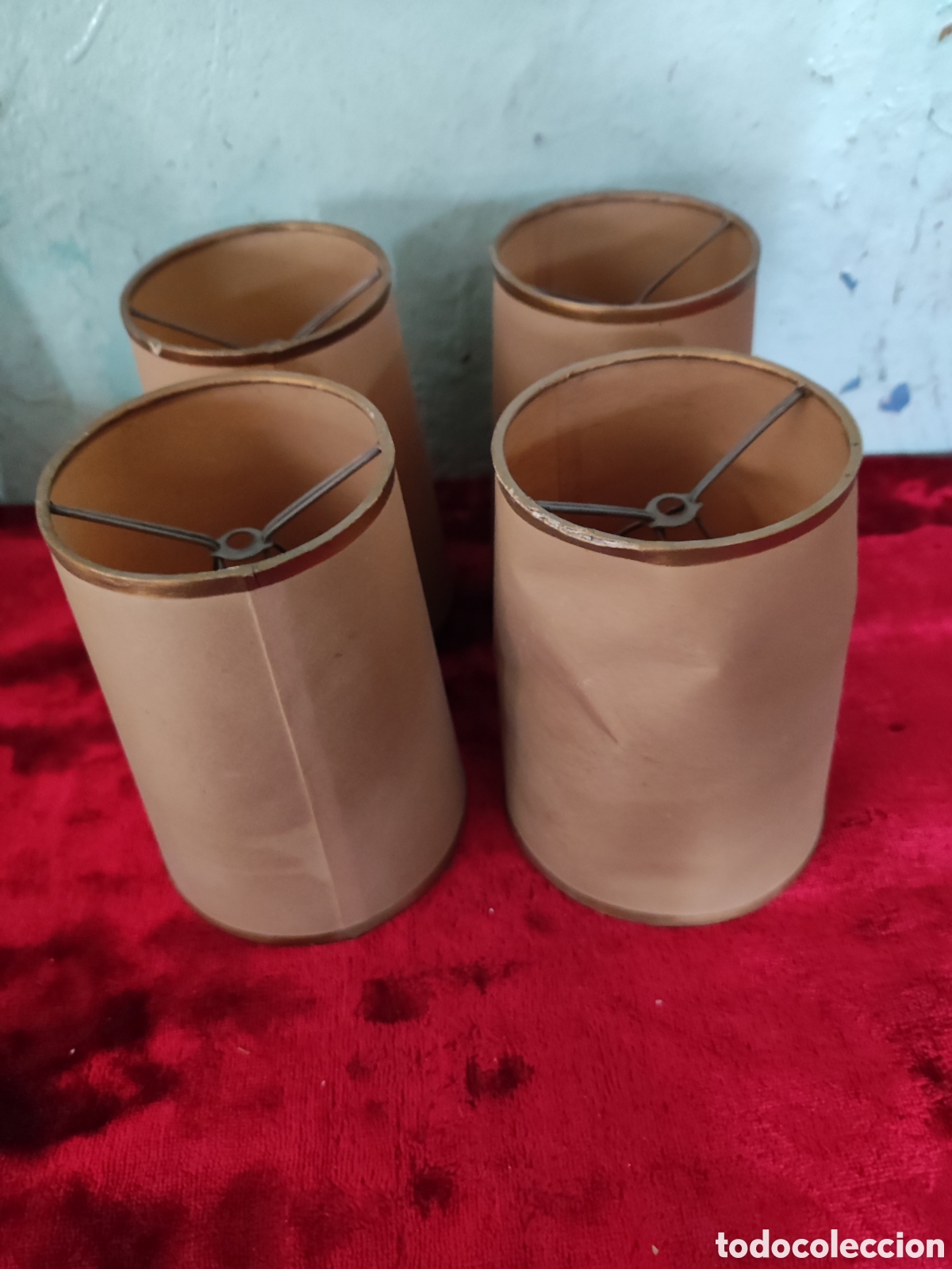 Antig&uuml;edades: Pantallas de l&aacute;mparas - Foto 1