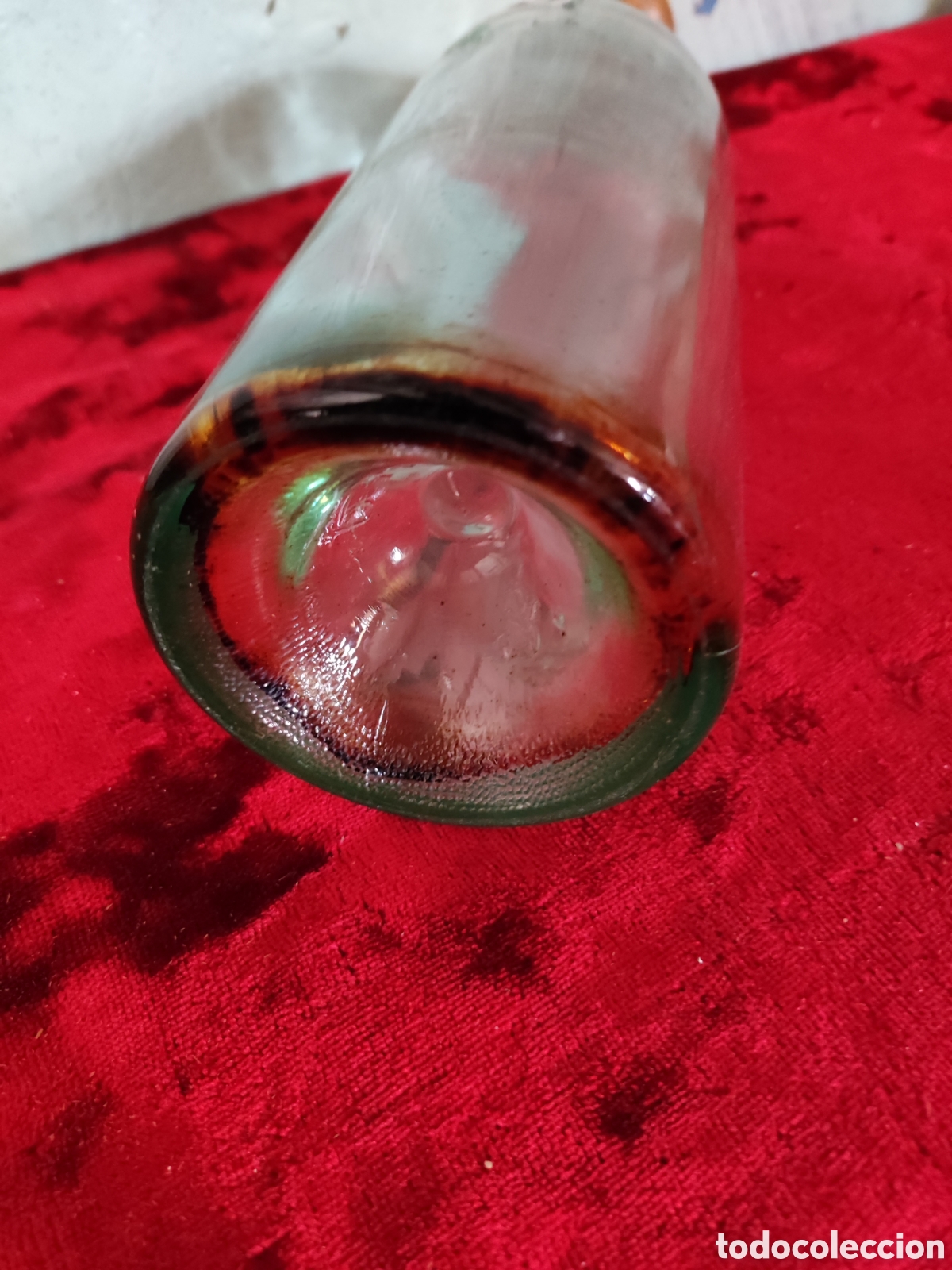 Antig&uuml;edades: Botella pintada a mano - Foto 3