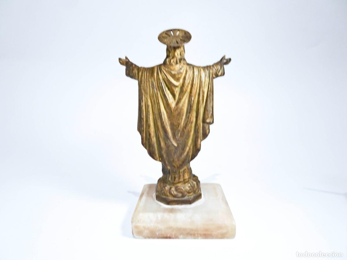 Antig&uuml;edades: Figura del Sagrado Coraz&oacute;n de Jes&uacute;s - Foto 5