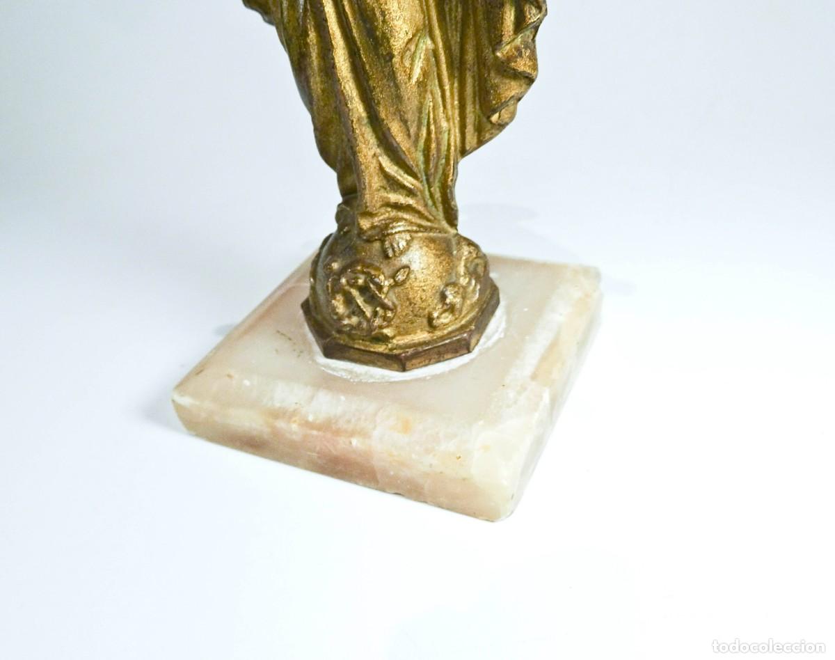 Antig&uuml;edades: Figura del Sagrado Coraz&oacute;n de Jes&uacute;s - Foto 6