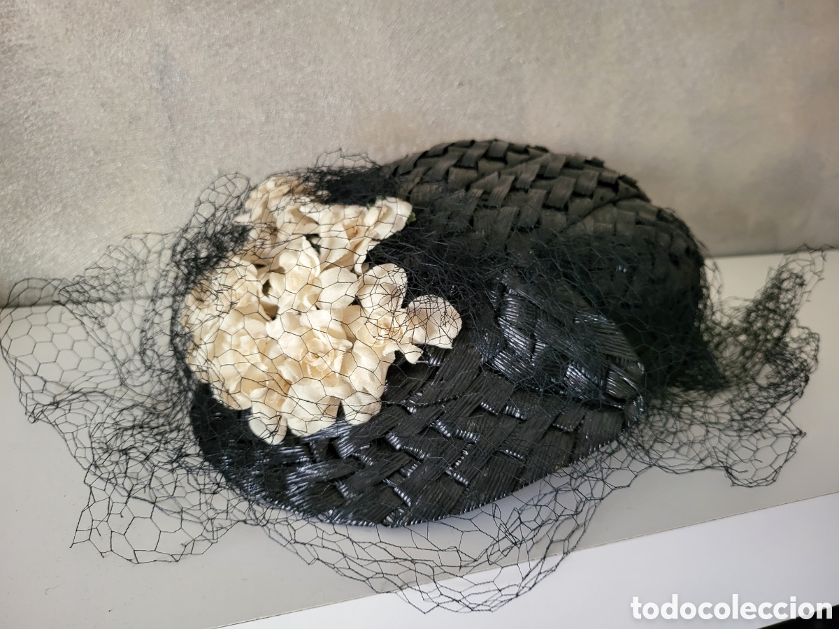 Antig&uuml;edades: ANTIGUO SOMBRERO TOCADO - Foto 2