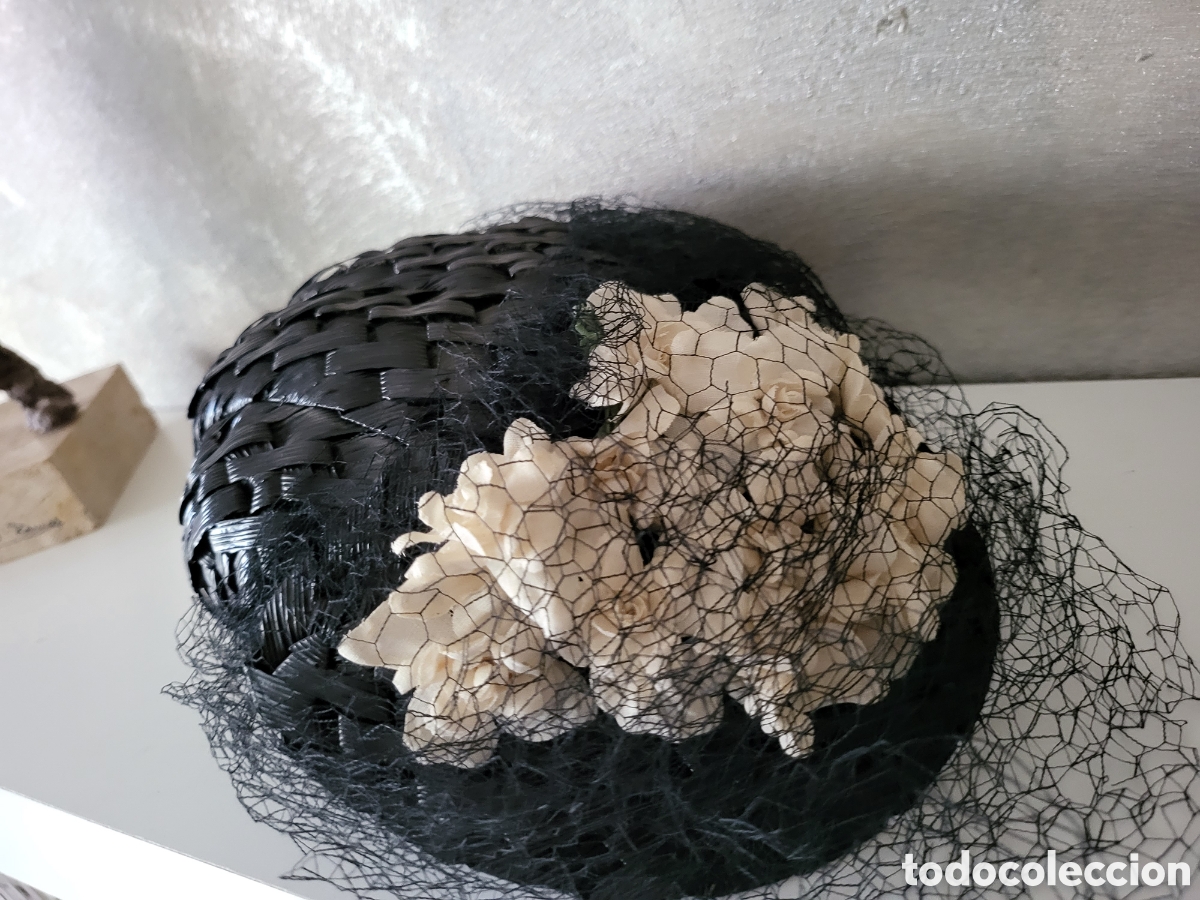 Antig&uuml;edades: ANTIGUO SOMBRERO TOCADO - Foto 4