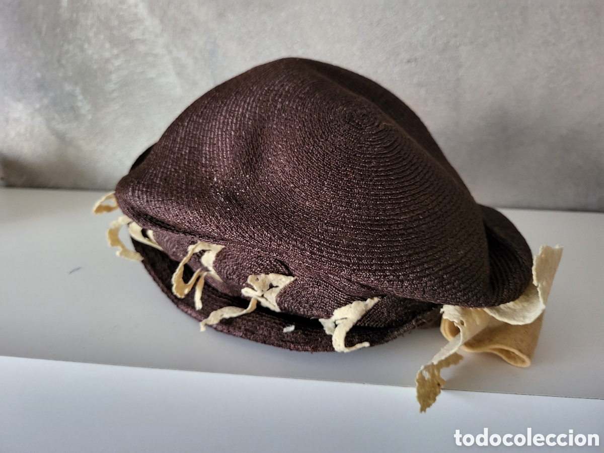 Antig&uuml;edades: ANTIGUO SOMBRERO O TOCADO - Foto 2