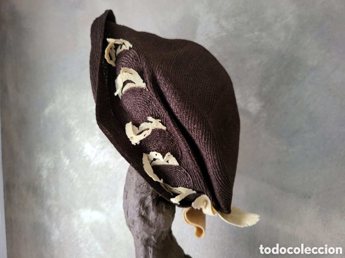 Antig&uuml;edades: ANTIGUO SOMBRERO O TOCADO - Foto 1