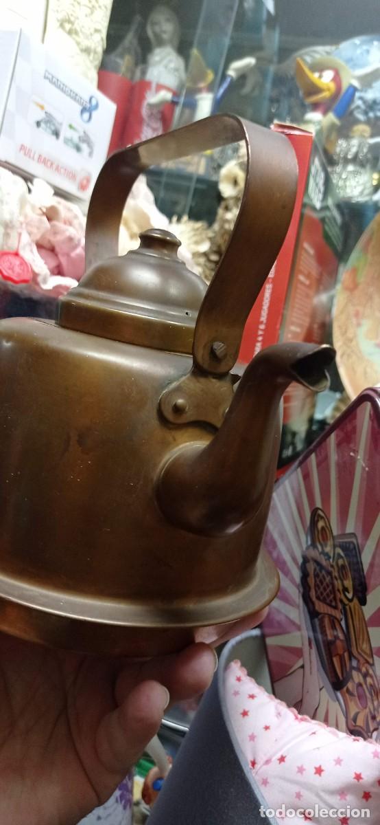 Antig&uuml;edades: ANTIGUA CAFETERA TETERA DE COBRE - Foto 2
