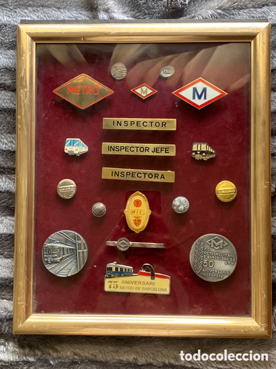Antig&uuml;edades: Cuadro Transport P&uacute;blic Barcelona - Foto 1