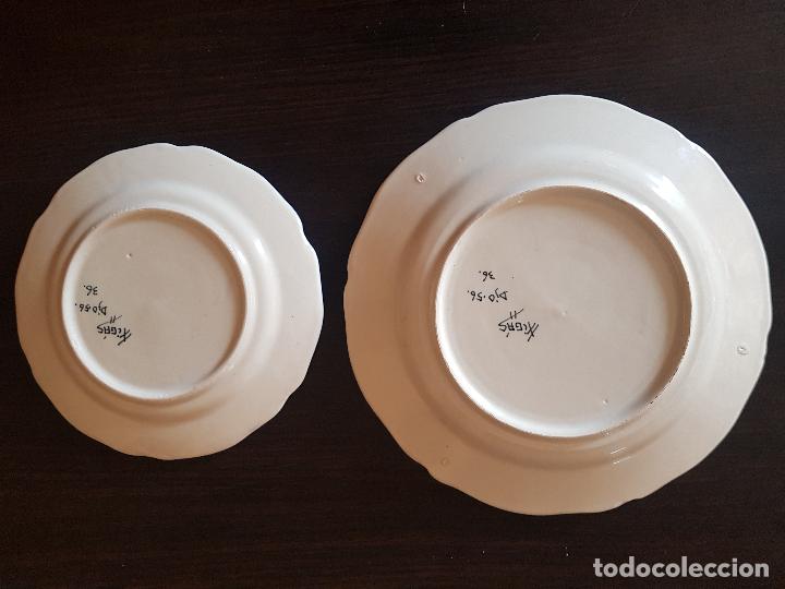 Antig&uuml;edades: PAREJA PLATOS FIGAS DJO. - Foto 5