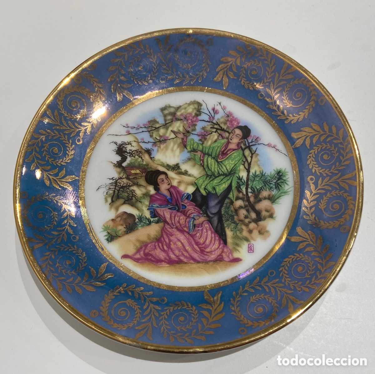 Antig&uuml;edades: Platito porcelana GUILLEN - Foto 3