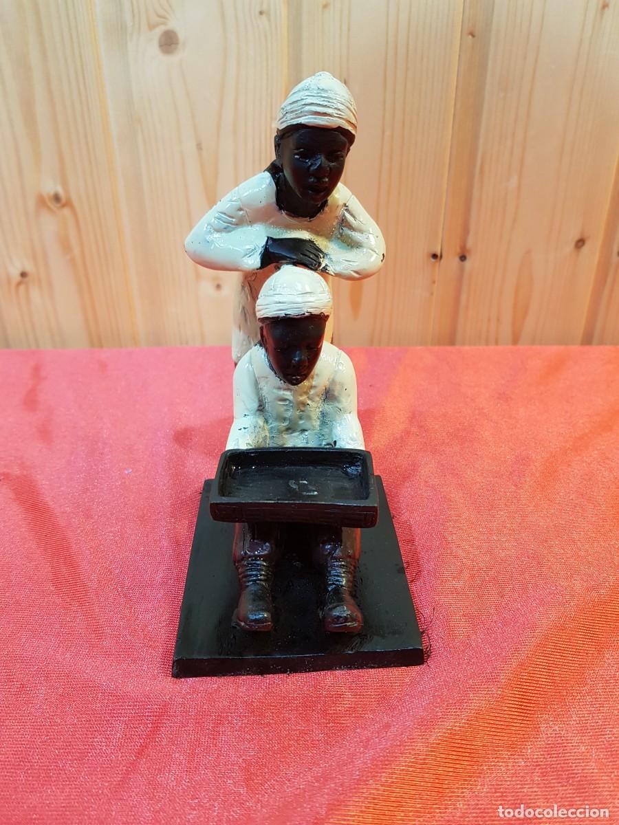 Antig&uuml;edades: FIGURA BRONCE ESMALTADA - Foto 1