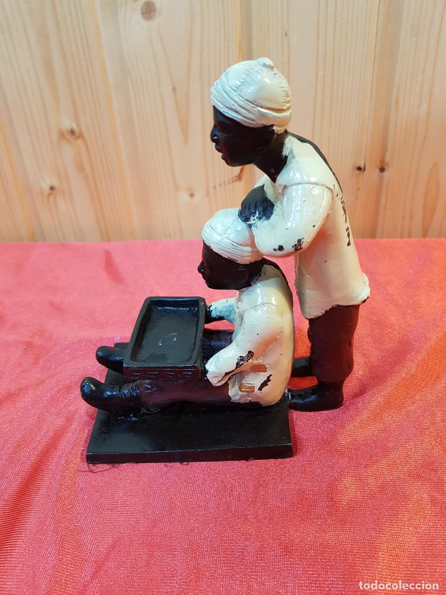 Antig&uuml;edades: FIGURA BRONCE ESMALTADA - Foto 4