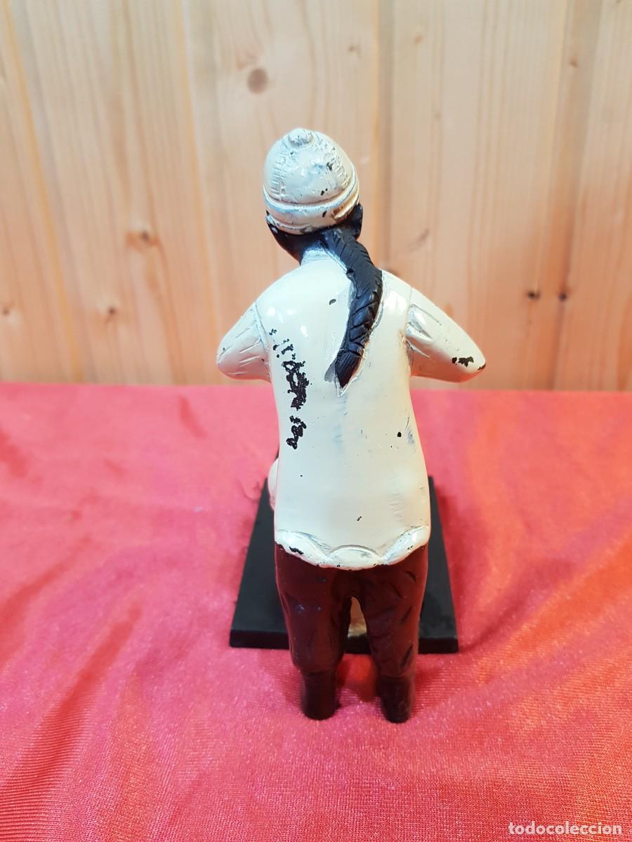 Antig&uuml;edades: FIGURA BRONCE ESMALTADA - Foto 5