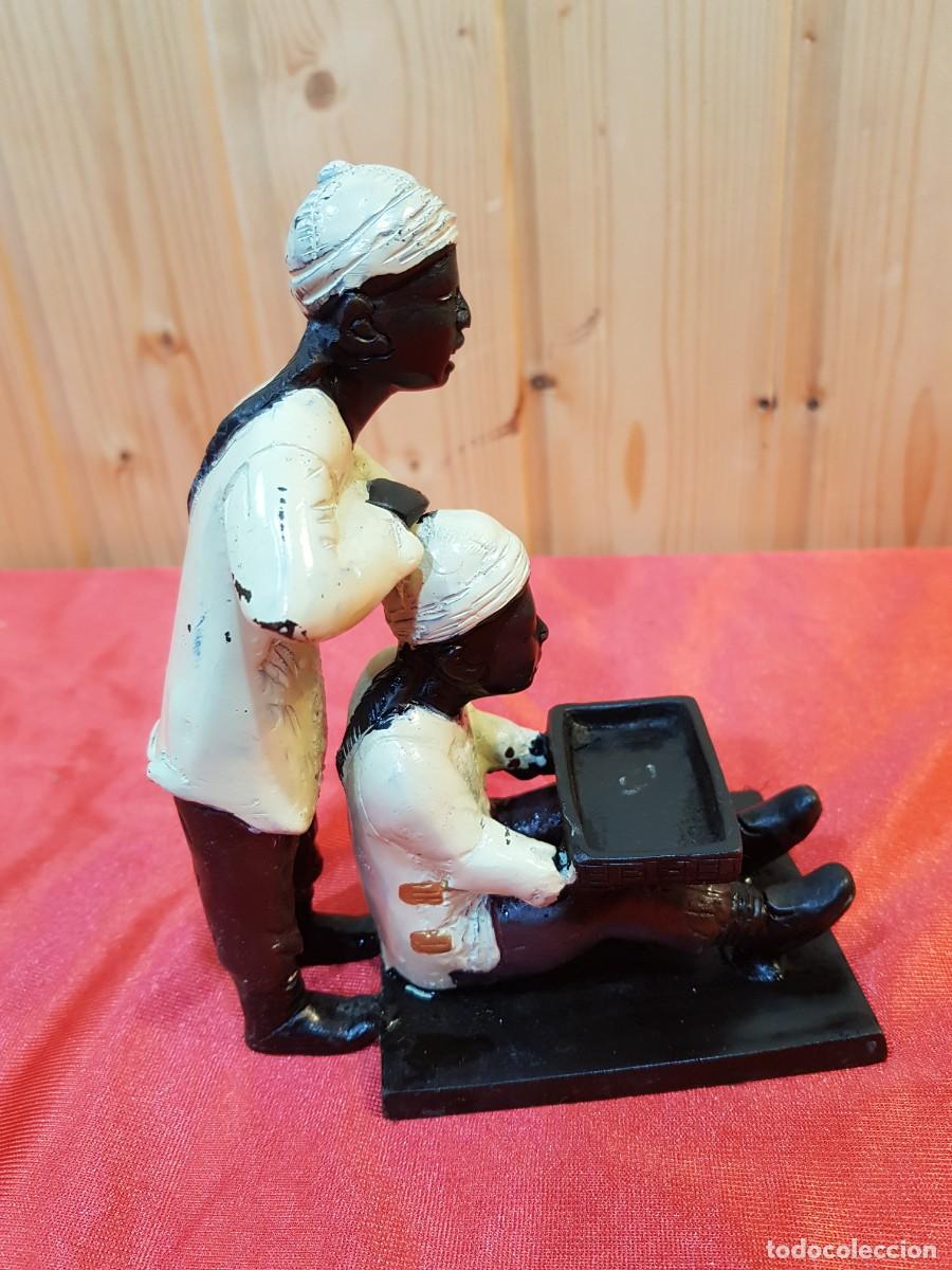 Antig&uuml;edades: FIGURA BRONCE ESMALTADA - Foto 6