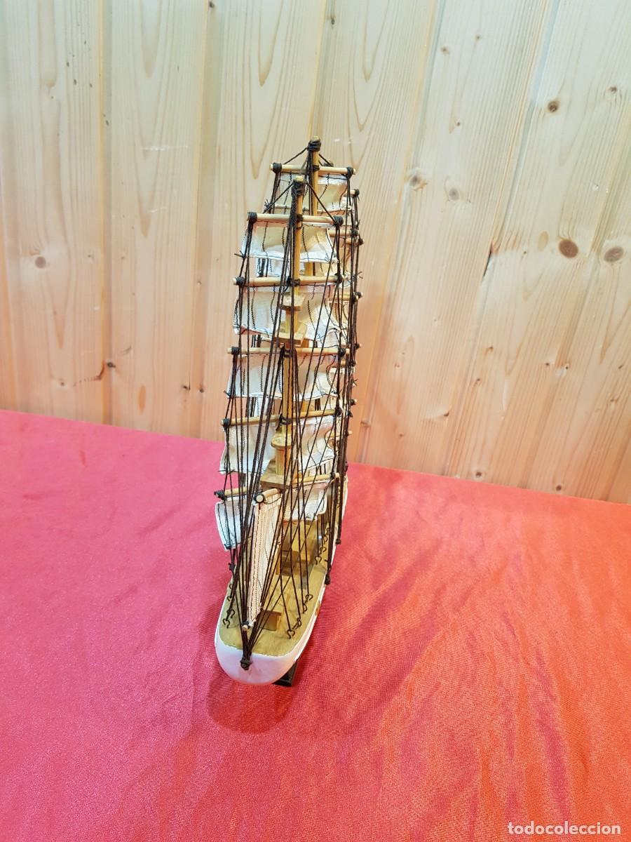 Antig&uuml;edades: LOTE BARCOS GALEON MADERA DECORACION - Foto 10