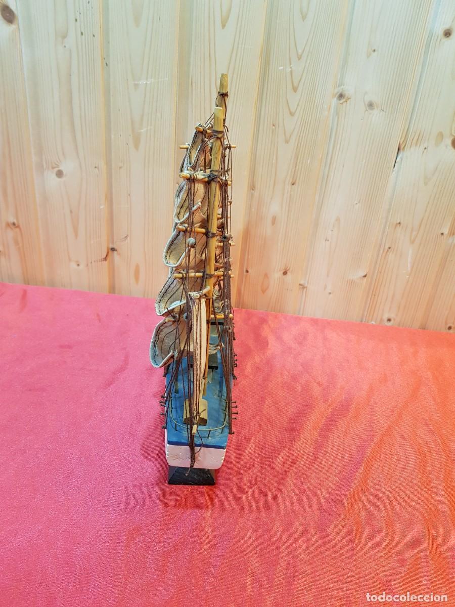 Antig&uuml;edades: LOTE BARCOS GALEON MADERA DECORACION - Foto 16
