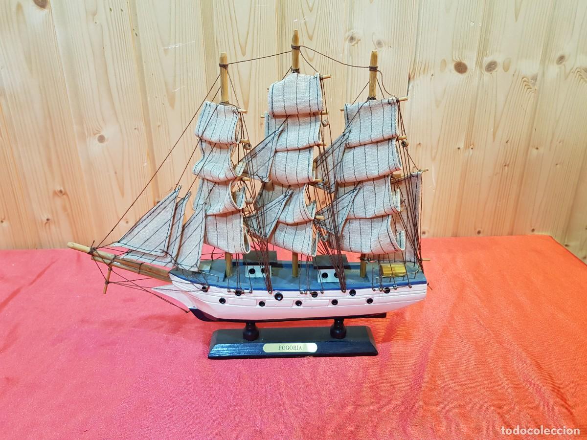 Antig&uuml;edades: LOTE BARCOS GALEON MADERA DECORACION - Foto 17