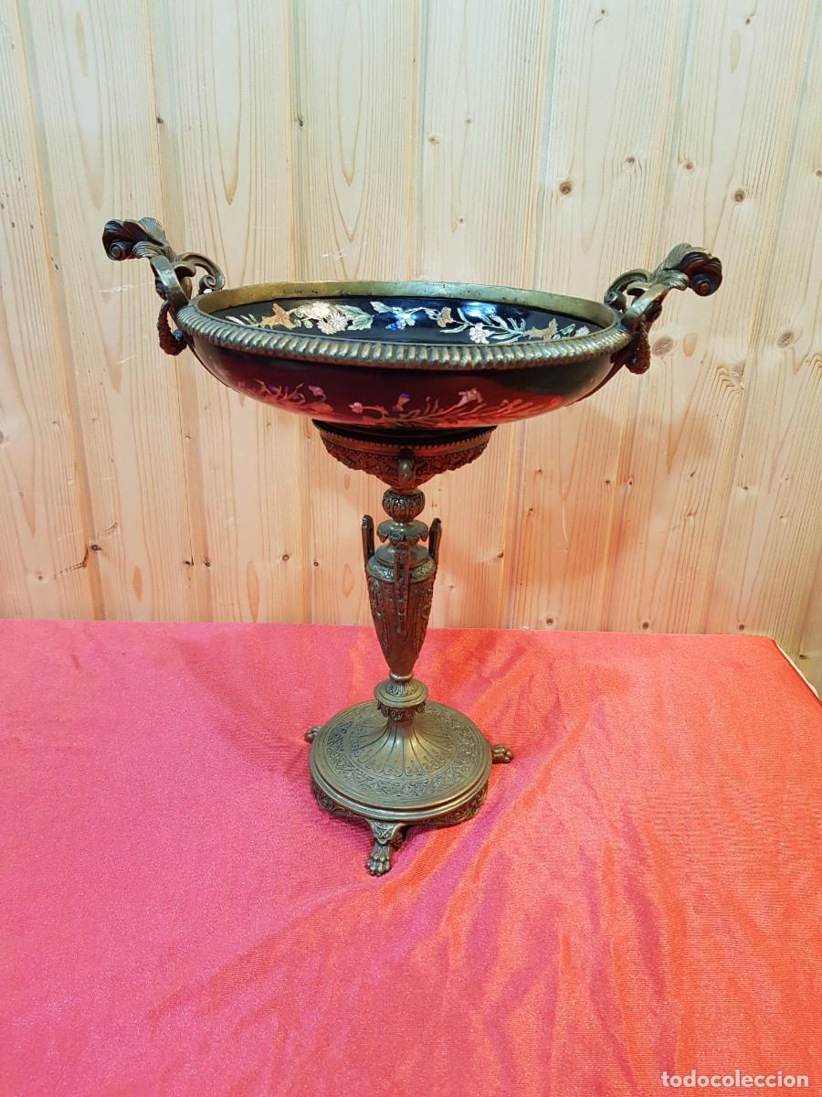 Antig&uuml;edades: CENTRO BRONCE Y PORCELANA - Foto 1