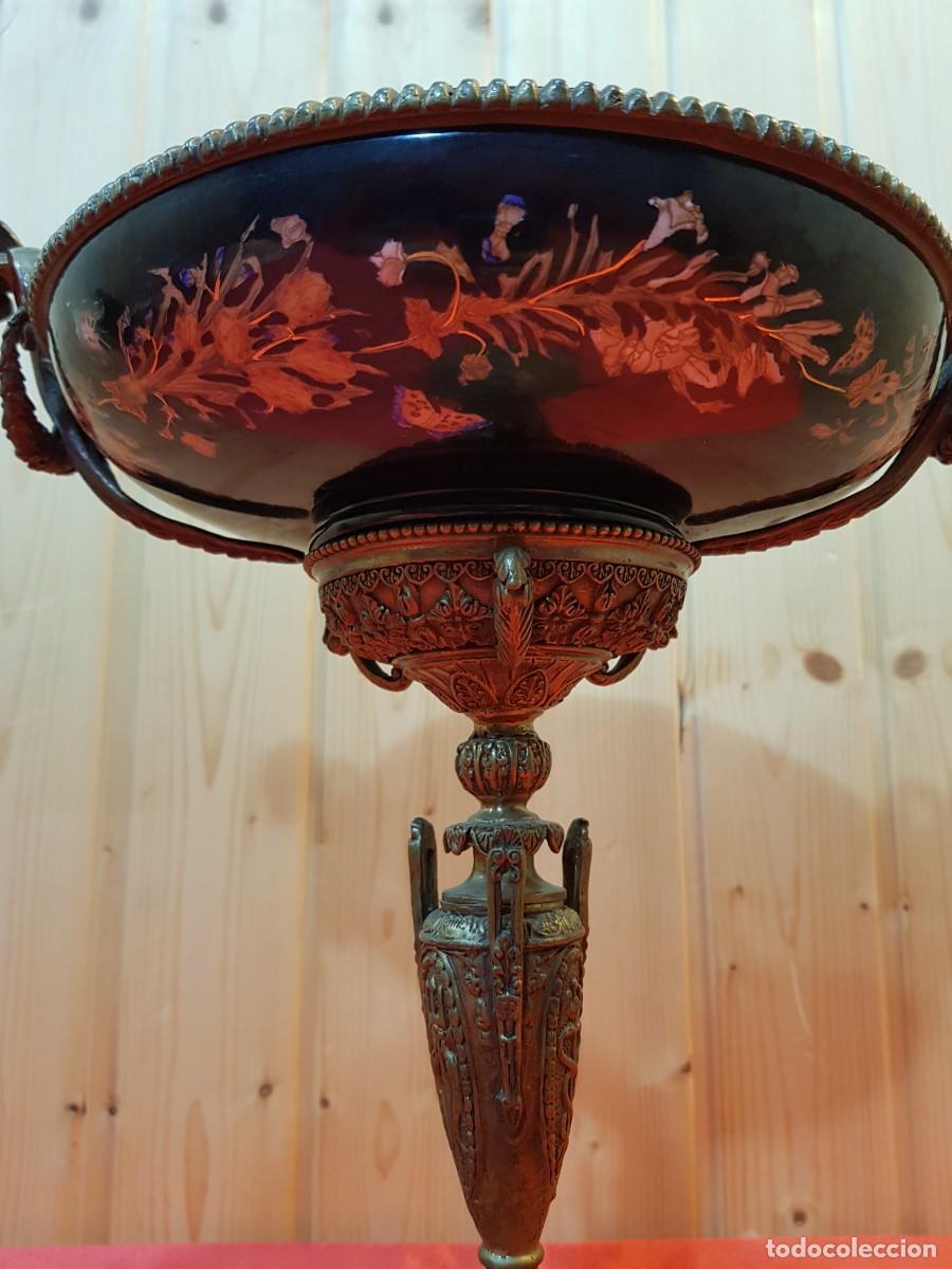 Antig&uuml;edades: CENTRO BRONCE Y PORCELANA - Foto 3