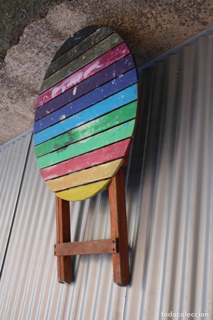 Antig&uuml;edades: mesa plegable madera teka - Foto 2